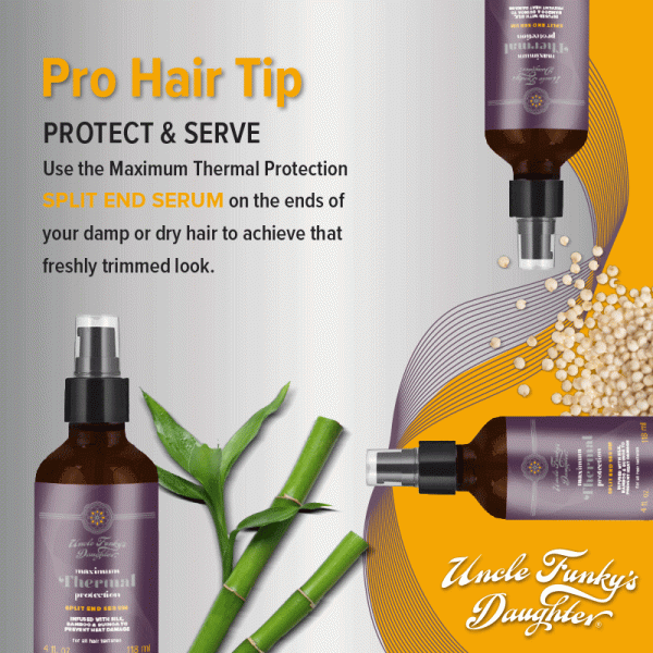 Uncle Funky's Daughter Split End Serum - Maximum Thermal Protection 4 oz - Image 3